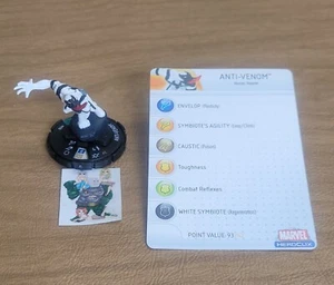 =HeroClix Marvel WEB OF SPIDER-MAN Anti-Venom 025 con tarjeta = - Imagen 1 de 1