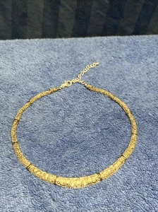 Vintage Necklace Rhinestone Choker Wire Jewelry     A5 - Picture 1 of 15