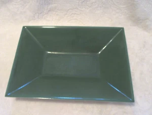 Stahl California~Pottery 22~Green Rectangle Dish~Signed~11.5" x 8.0" x 1.75" - Picture 1 of 8