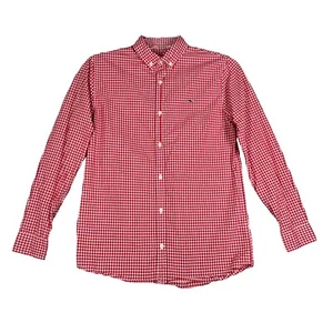 Vineyard Vines Shirt Boy XL Red White Gingham Arawak Shirt Preppy Picnic Coastal - Picture 1 of 9