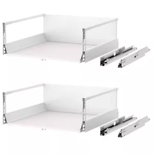 SET 2 - Cassettiera Ikea MAXIMERA, alta, bianca 24x24 " 102.656.79 - NUOVO - Foto 1 di 1