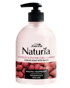 Joanna Naturia, liquid soap with lotion, caring, raspberry, 500 ml - Picture 1 of 6