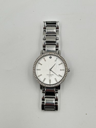 Orologio donna Kate Spade Morningside quadrante bianco cinturino acciaio inox argento