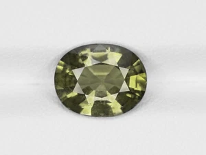 Zafiro elegante certificado AIGS MADAGASCAR 2,91 quilates óvalo natural sin tratar - Imagen 1 de 9