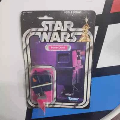De colección Star Wars Kenner 1979 Power Droid Gonk 21 trasero sin usar, en caja Foto 1 de 4