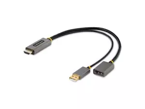 StarTech.com 1ft (30cm) HDMI to DisplayPort Adapter, 4K 60Hz HDR HDMI Source to - Picture 1 of 5