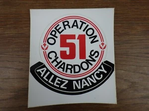 FOOTBALL MEMORABILIA : ASNL AS NANCY LORRAINE Sticker 1977 Operation 51 Chardons - Picture 1 of 2