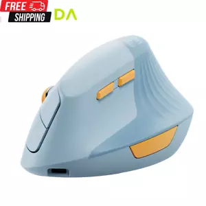 Vertical Wireless Mouse Type C Rechargeable Ergonomic USB & Type C Mice for Lapt - Picture 1 of 16