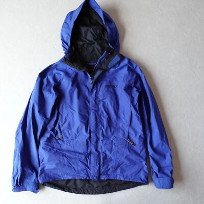 Marmot Jacket GoreTex Performance Hooded Outdoors Blue Medium - Image 1 of 4