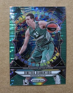2024-25 Prizm Euroleague Dimitris Diamantidis #3 Kaleidoscopic Green Pulsar 4/25 - Picture 1 of 2