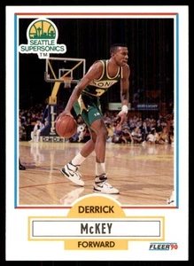 1990-91 Fleer Derrick McKey Seattle SuperSonics #180 - Picture 1 of 2
