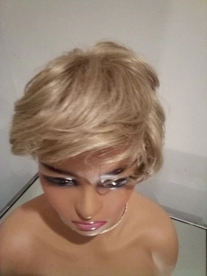 Sandy Blonde Hair Topper Hair Replacement Toupee Clip-in - Image 1 of 4