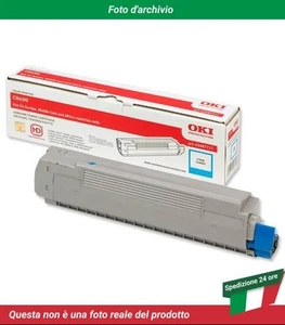 43487711 Oki C8600 Cartuccia del Toner Ciano - Zdjęcie 1 z 4