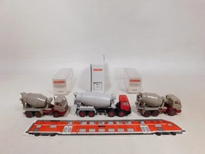DW794-0, 5 #3x wiking H0 1:87 Cement Mixer Mercedes MB 681 00 20 682 Mint +Box - Picture 1 of 5
