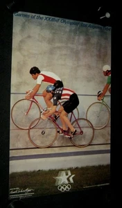Original OLYMPIADE POSTER 1984 Radsport FOTOGRAFIE & DESIGN VON ARNOLD SCHWARTZMAN - Bild 1 von 3