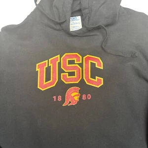 USC Port & Company Men’s Black Hoodie 2XL - Picture 1 of 5