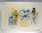 (1) Taie d'oreiller standard vintage 1977 originale Star Wars en grand état