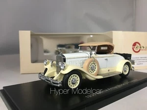 ESVAL 1/43 PIERCE ARROW MODEL B ROADSTER 1930 WHITE EMUS43006B - Picture 1 of 3