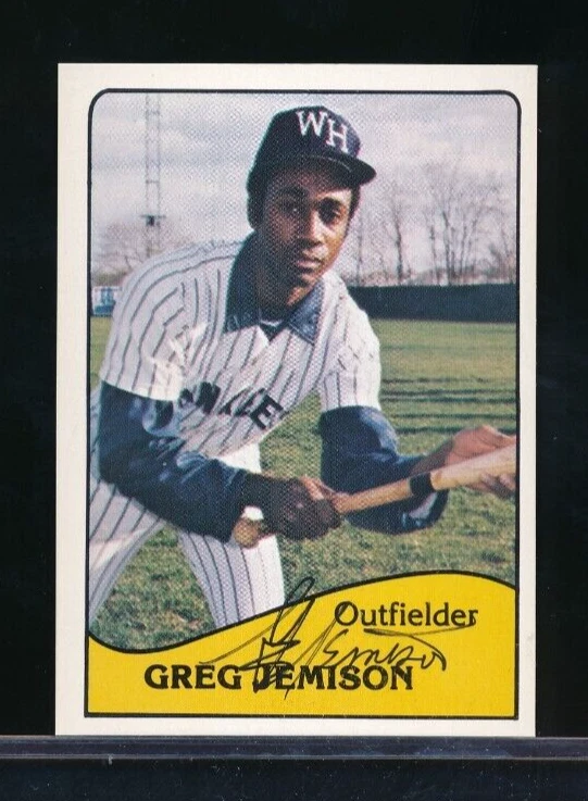 1979 TCMA West Haven Yankees Greg Jemison #15 signed auto autograph - Image 1 of 4