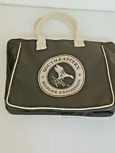 ESPOSIZIONE FAUNA SELVATICA SUD-ORIENTALE Borsa in tela con manici con cerniera 14 x 14 x 5" - Foto 1 di 8