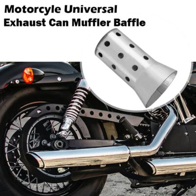 Silenciador de tubo de escape universal de 50 mm para motocicleta silenciador DB Killer Foto 1 de 4