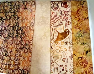 Batik Fabric Premium Cotton 2+ Yards - Picture 1 of 6