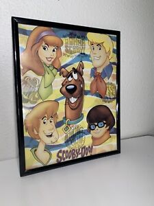 Vintage Scooby-Doo! Poster 8” By 10” Framed 2000 The At-A-Glance Group
