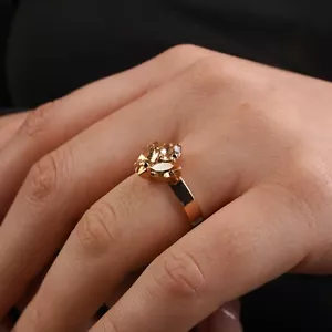 anello da donna con pietra zircone bijoux fashion - Foto 1 di 8
