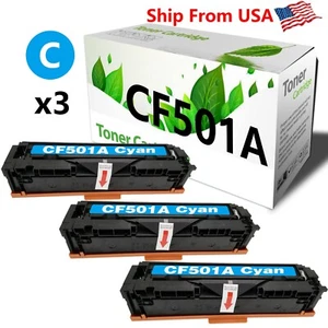 (3-Pack,Cyan) 202A Toner Cartridge CF501A for M475dn M475dw - Picture 1 of 2