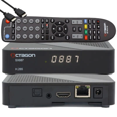 OCTAGON SX887 HD H.265 IP HEVC Smart IPTV Box Receiver Media Player - Bild 1 von 4