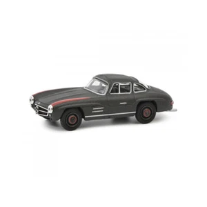 Schuco 452035000 Mercedes Benz 300 SL Custom dunkelgrau matt 1:64 Modellauto - Picture 1 of 2