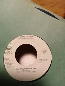 Sammy Hagar 45 I'll Fall In Love Again/Only the Young (Journey) 29090 VG 1985 - Picture 1 of 1