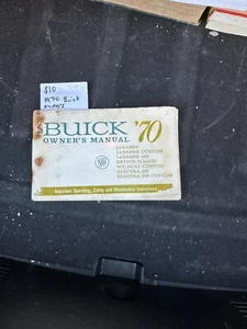 1970 Buick Owners Manual  - Bild 1 von 2