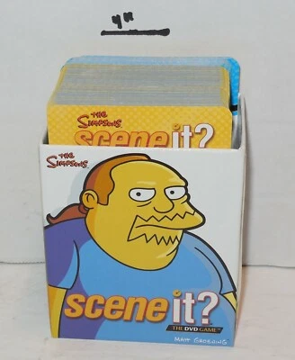 2009 Screenlife The Simpsons Scene it DVD Board Game Replacement Q & A Cards - Image 1 of 4