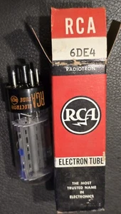 VINTAGE ELECTRON TUBE RCA 6DE4 NIB NOS - Picture 1 of 3