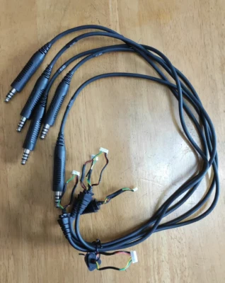 1 pieza B0SE A20 Aviación Auriculares Helicóptero u174 Enchufe Original Cable Enchufe Foto 1 de 3