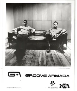 Groove Armada Vintage 1999 Werbung Echtfoto 8" x 10" schwarzweiß - Bild 1 von 1