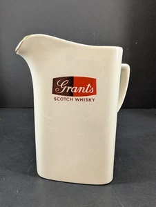 Grant's Scotch Whisky White Wade Regicor London Advertising Pub Jug Water Jug - Picture 1 of 6