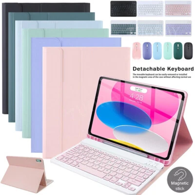 For iPad 11th Generation 11" inch A16 2025 Bluetooth Keyboard Leather Case Cover - Image 1 of 4