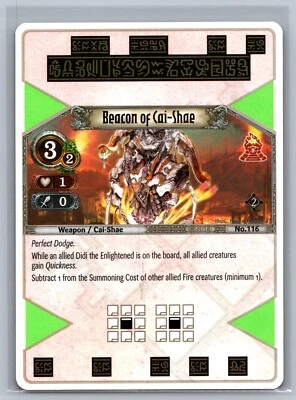 The Eye of Judgment Beacon Of Cai-Shae #116 Sony PS3 Biolith Rebellion Set 2 - Image 1 of 2