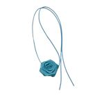 Rose Pendant All-match Clavicle Chain Adjustable Wax Rope Cold Wind Necklace
