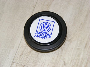 VW Motorsport Hupenknopf Horn Button Momo Raid Nardi Golf GTI Jetta Polo Corrado - Picture 1 of 2