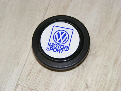 VW Motorsport Hupenknopf Horn Button Momo Raid Nardi Golf GTI Jetta Polo Corrado - Bild 1 von 2