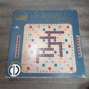 Vintage Deluxe Edition Scrabble 1989 Crossword Game Milton Bradley Complete - Picture 1 of 6