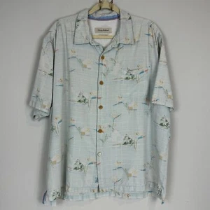Vintage Tommy Bahama Silk Aloha Camp Shirt XXL - Bild 1 von 8