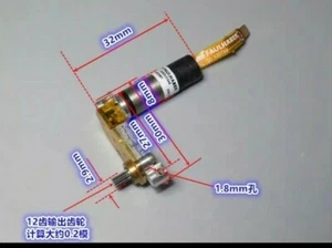 maxon Motor mit Stirnradgetriebe Gleichstrommotor EC8 457189 Encoder (DS1) Faulhaber 0816L003 - Bild 1 von 3