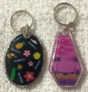HAWAII Keychain Souvenir Key Ring - 2 keychains - Bild 1 von 2