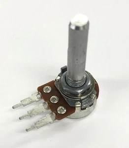 PC86, Philmore 100K Ohm Audio Taper Potentiometer ~ 16mm Body with 1/4" D Shaft - Picture 1 of 1