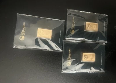 珀斯铸币厂 10 克金条检测 — 第 1/2 张图片