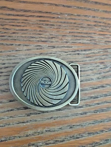 BELT BUCKLE MCRAE BRASS 3 X 2-1/8" HIT LINE USA - Picture 1 of 3